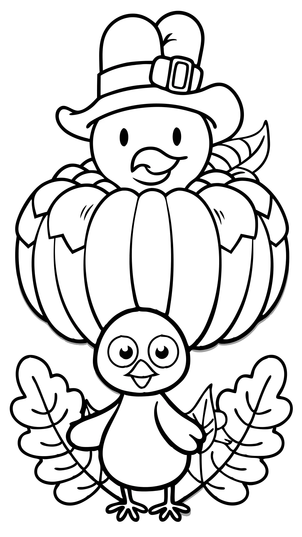 coloriages gratuits pour les imprimables de Thanksgiving